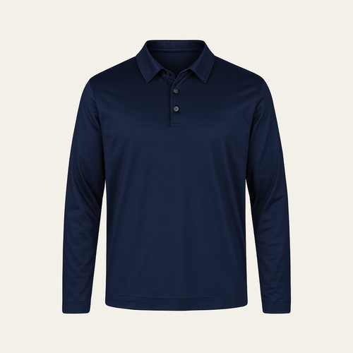 SHINE LONGSLEEVE POLO NAVY