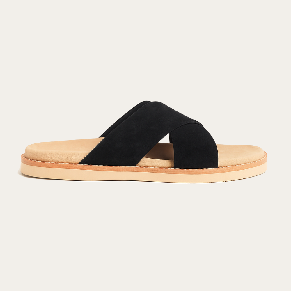 SUEDE SANDAL BLACK