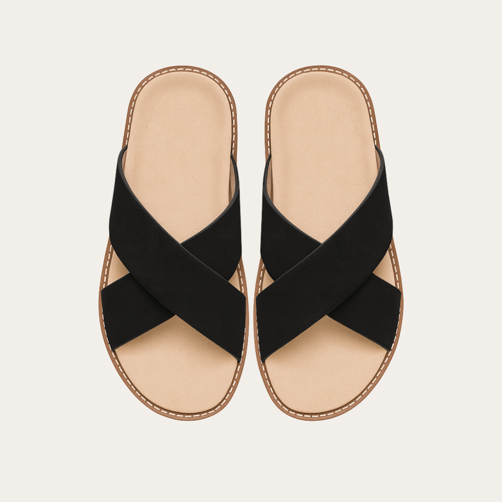 SUEDE SANDAL BLACK