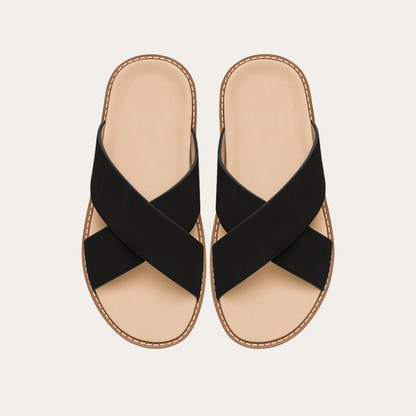 SUEDE SANDAL BLACK