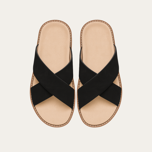SUEDE SANDAL BLACK